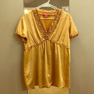 Sunny Leigh Satin Dress Top